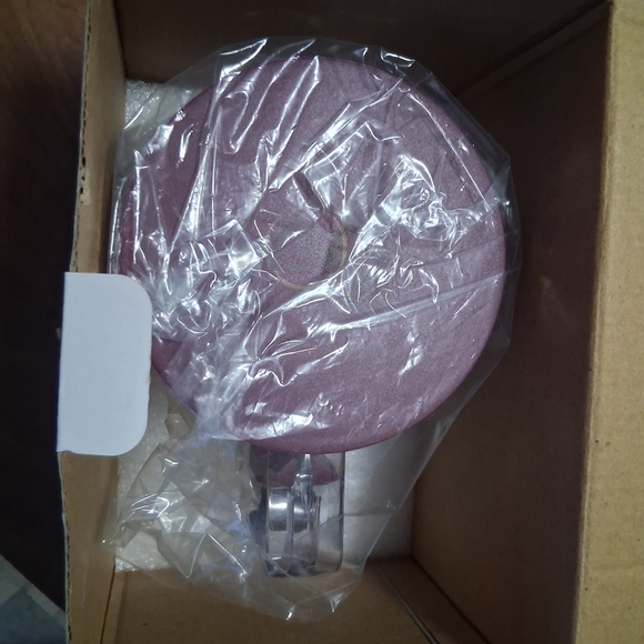 Red Pancake Batter Dispenser with Measuring Label - Picture 3 of 5